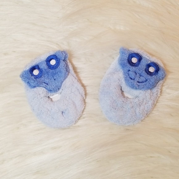 NWOT, BT Kids,(Newborn--6mos) Blue, Animal Booties - Picture 2 of 3